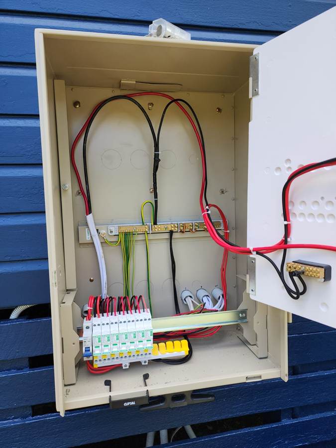 Residential switchboard upgrade with new safety switches